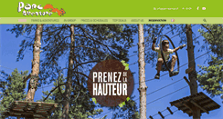 Desktop Screenshot of parc-aventure.ch