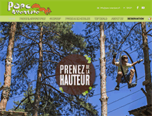 Tablet Screenshot of parc-aventure.ch